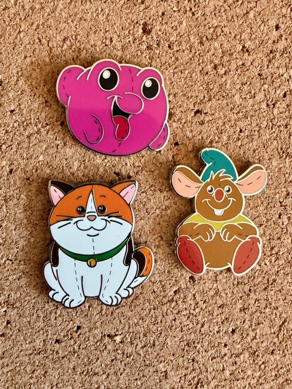 Disney Pixie Plush Mystery Enamel Pins - Set of 3 Diamond Pins
